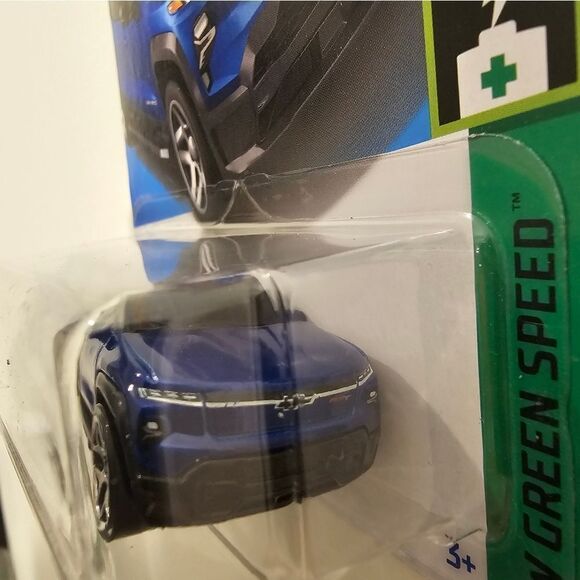 Hot Wheel Chevy Silverado EV RST Truck HW Green Speed Hotwheels Pickup New 2024 - Picture 6 of 7